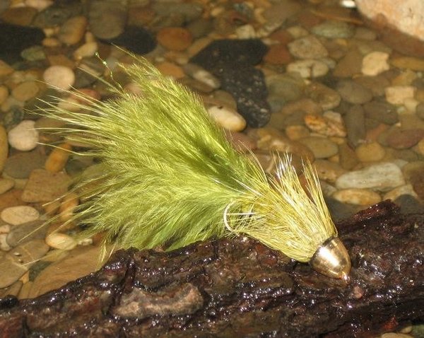 Conehead Woolly Bugger Olive